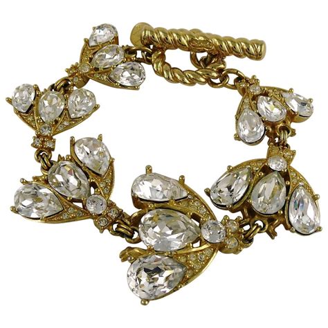 dior vintage bracelet|vintage christian dior jewelry value.